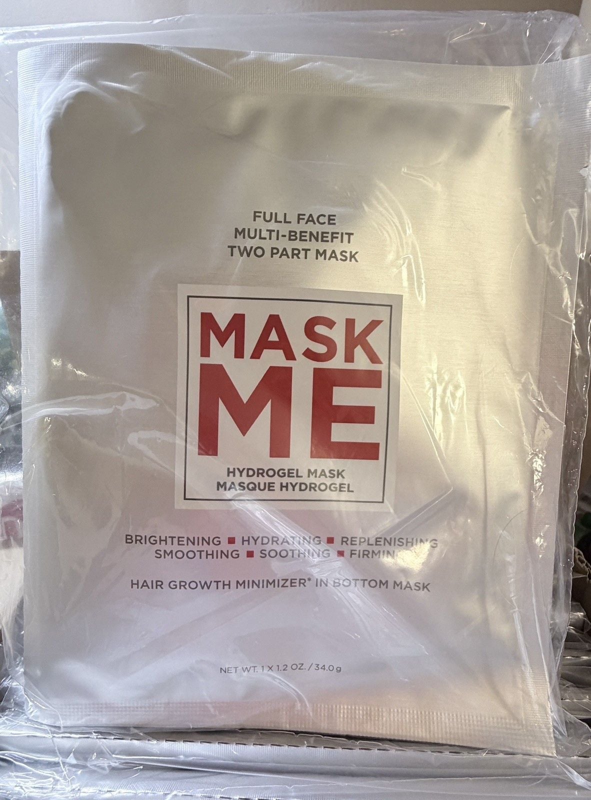 European Wax Center MASK ME Hydrogel Face Mask 2-Part Packet 1.2oz Single 1