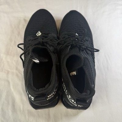 Black Breathable Knit Running Shoes Size 13 7