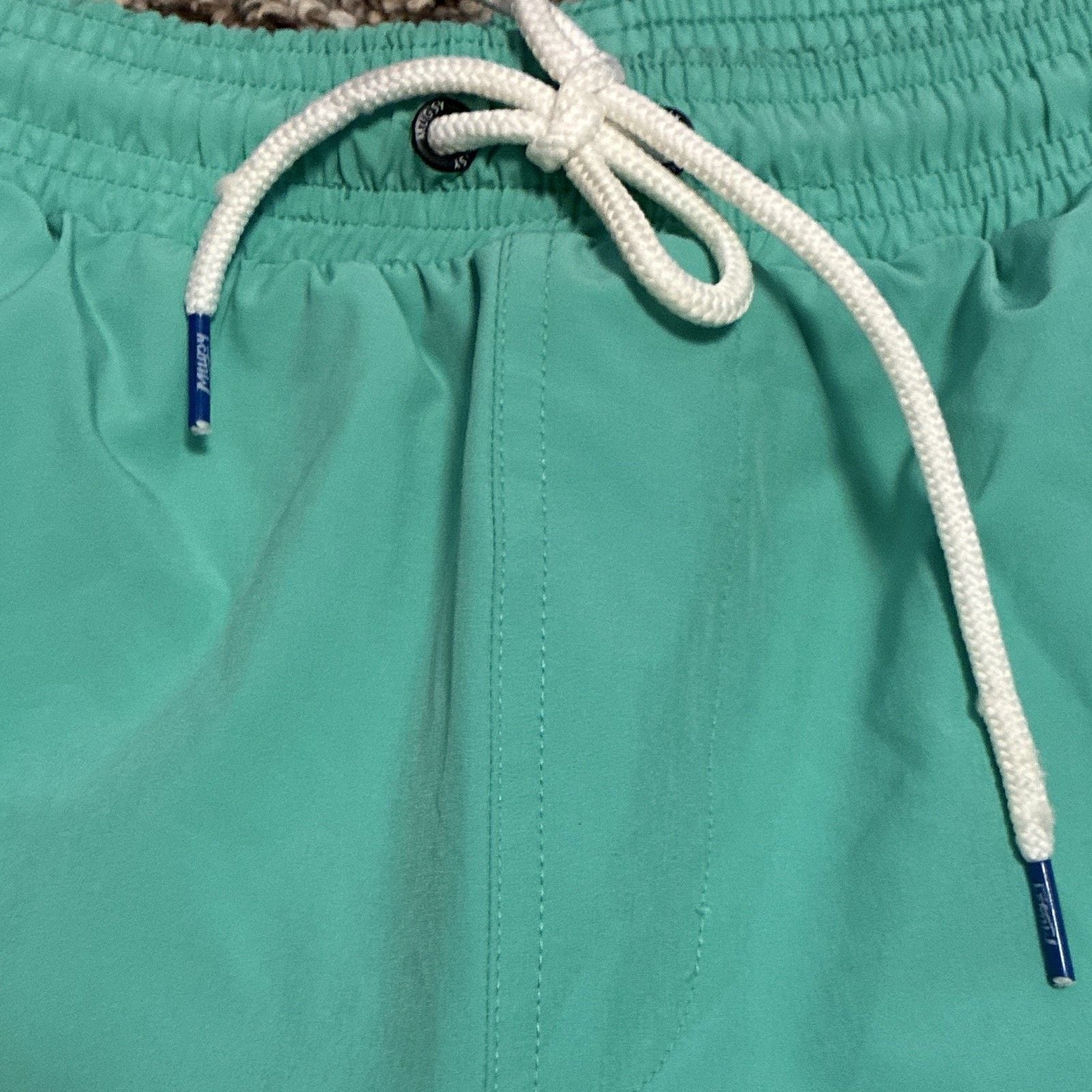 Men’s New Mugsy Small Swimsuit Swim Trunks Lagoon Blue 5