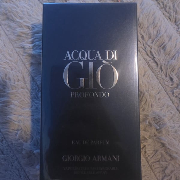 Acqua Di Gio Profondo by Giorgio Armani 3.3/3.4 oz EDP Spray for Men New in Box