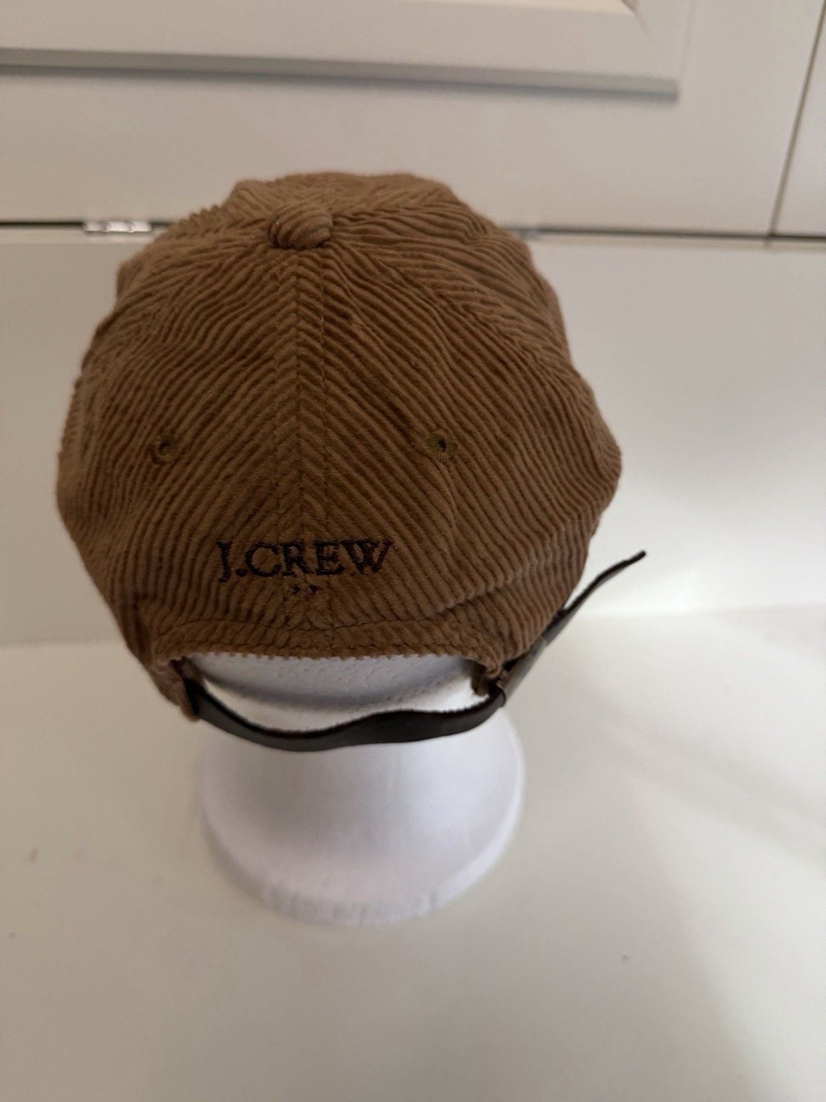 J Crew Women's Brown Corduroy Ballcap Adjustable Preppy Autumn 4