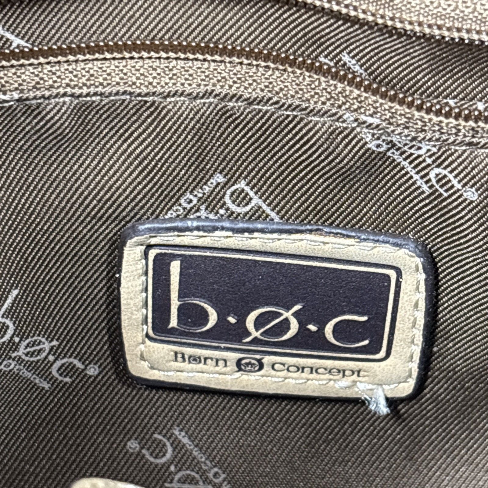 Born Concept BOC Crossbody Charging Shoulder Bag Vegan Suede Fawn NWT 12