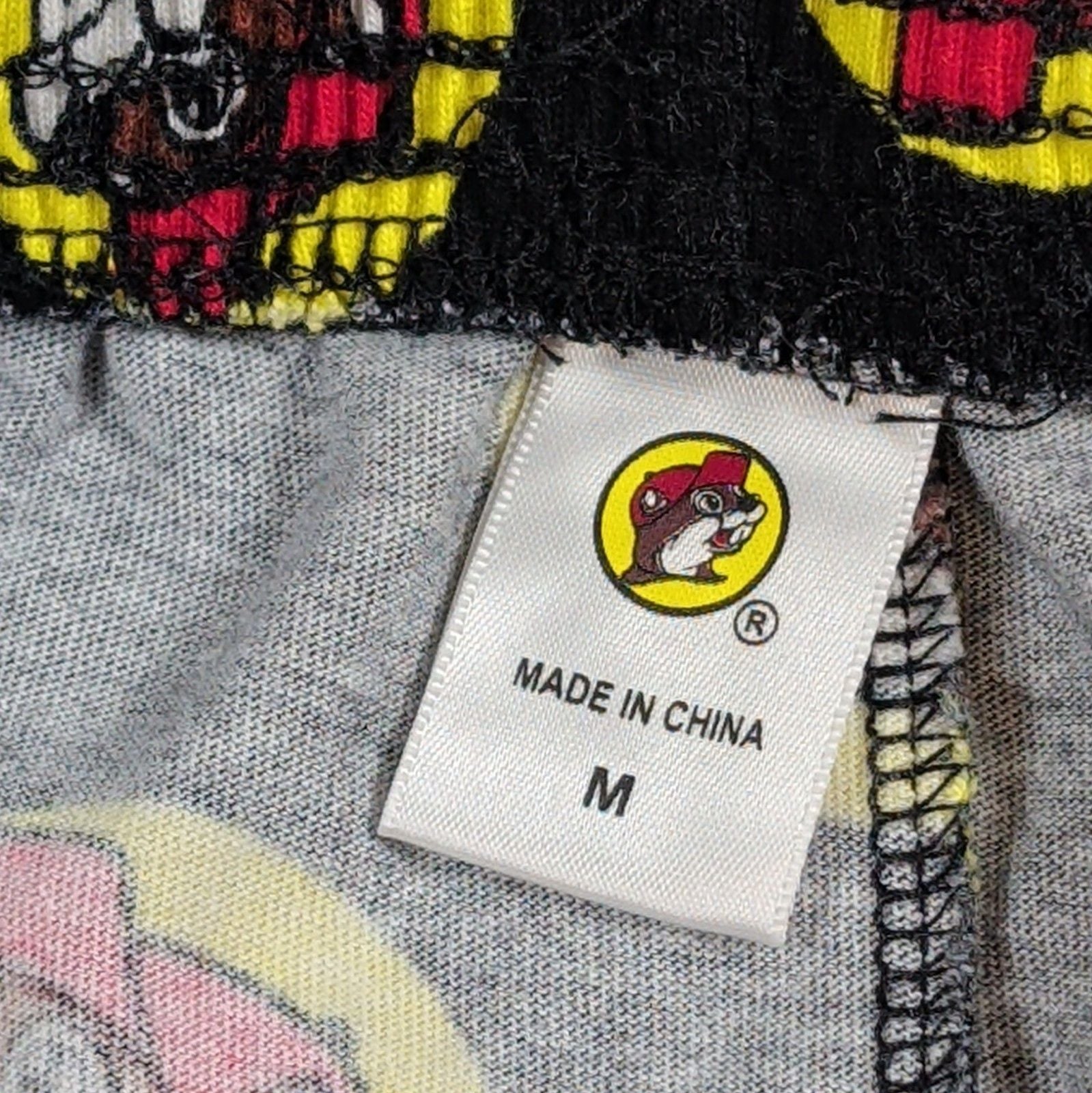 Buc-EE's Boxer Shorts Underwear Size M Black Logo Print Multicolor (Yellow/Red) 4