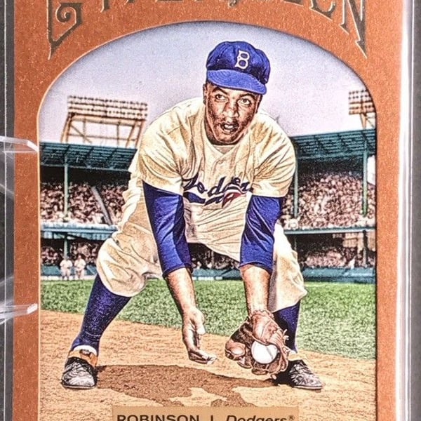 2011 Topps Gypsy Queen - Framed Paper - Jackie Robinson #4, /999 Brooklyn Dodger