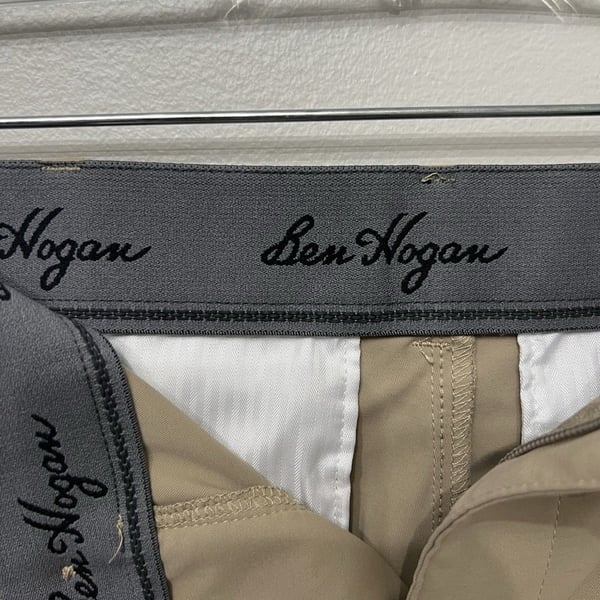 Ben Hogan Performance Men's Stretch Moisture Wicking Pants 30x32 Khaki