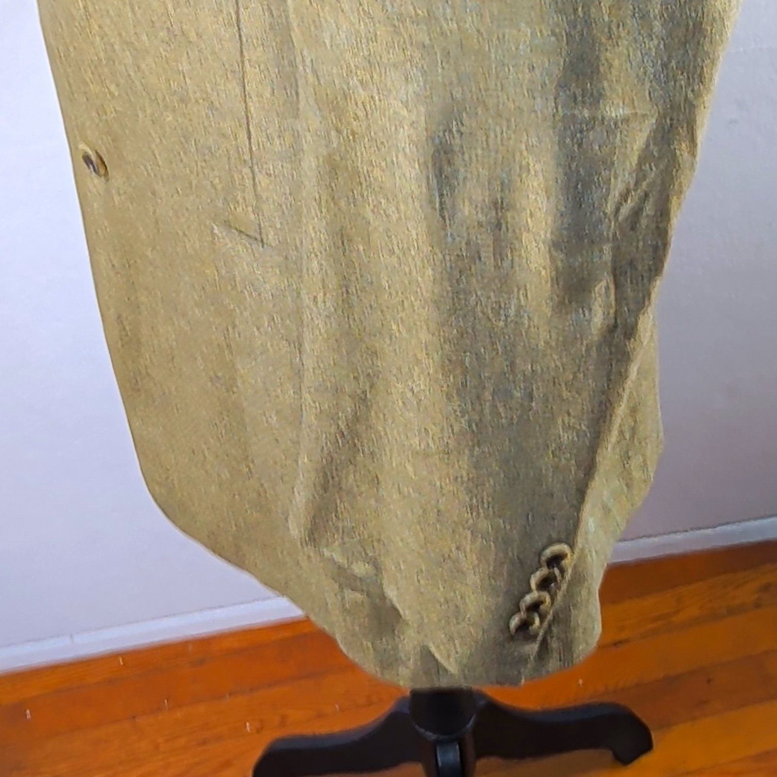 Vintage Hilton 1893 44 Long Sport Coat 100% Silk Blazer Made in USA Patch Pocket 5