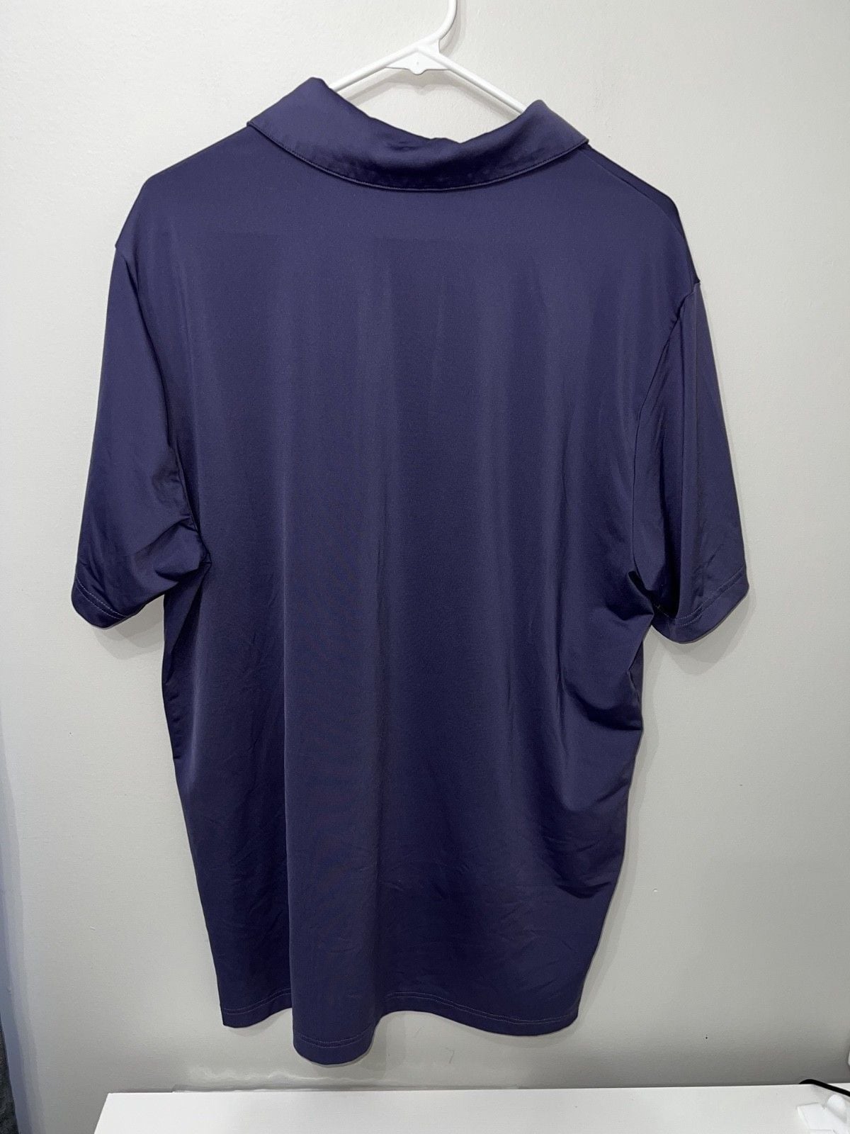 Adidas Gatorade Polo Shirt Mens Large Purple Pep+ Logo Performance Golf Athletic 6