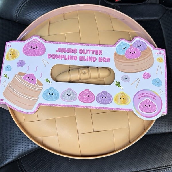 VIRAL SUPER MEGA JUMBO Glitter Mystery Squishy Bun Dumpling- 8lb 12” Sealed