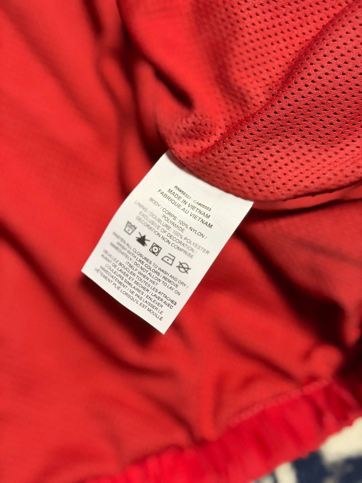 Jordan Men’s Medium Red Black Hooded Jacket Jumpman 2-Way Full Zip NWT 7