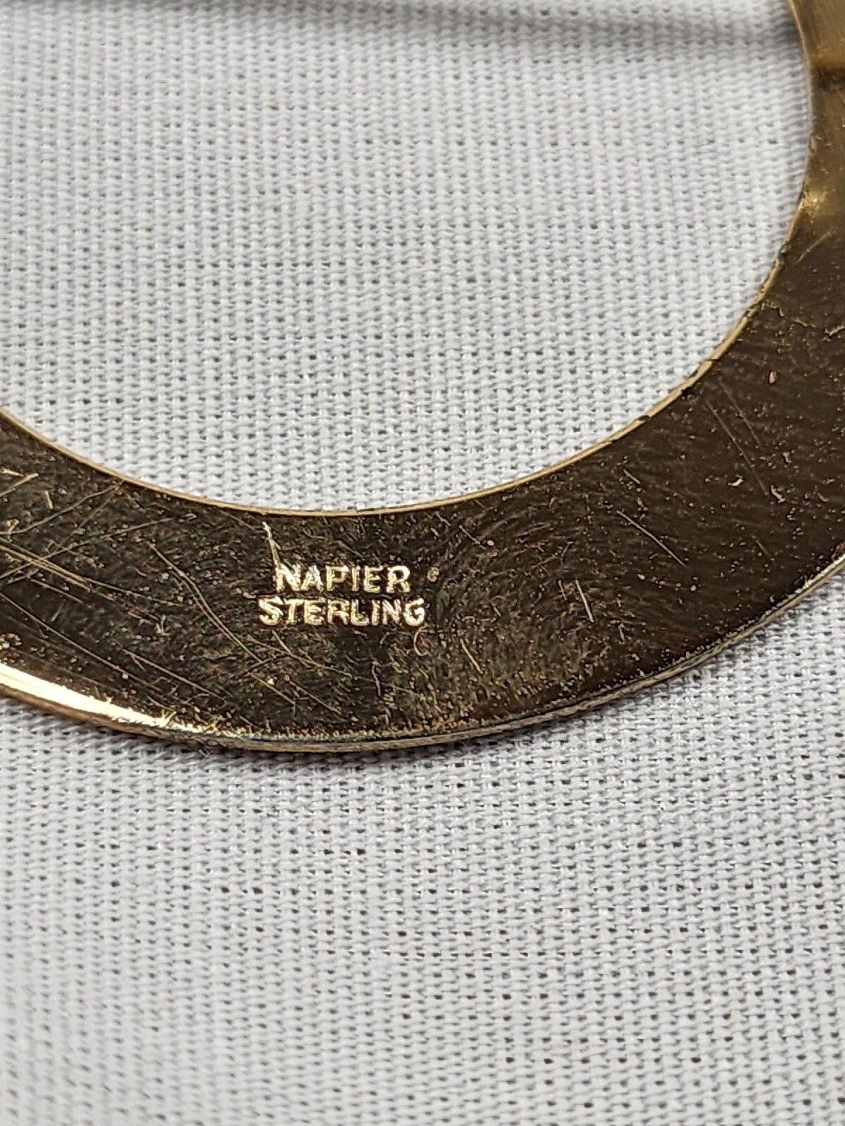 Vintage napier sterling brooch 4