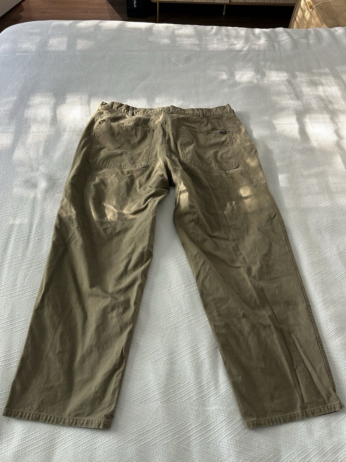 Sorel Pants Mens Size 44 Flannel Lined Carpenter Workwear Canvas Twill 8