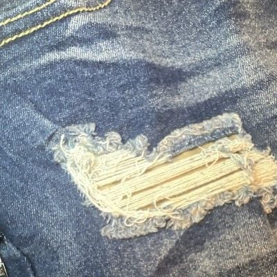 PREOWNED!!! M. Society Men's Blue Medium Wash Slim Tapered Stretch Jeans Strap Buckle 9