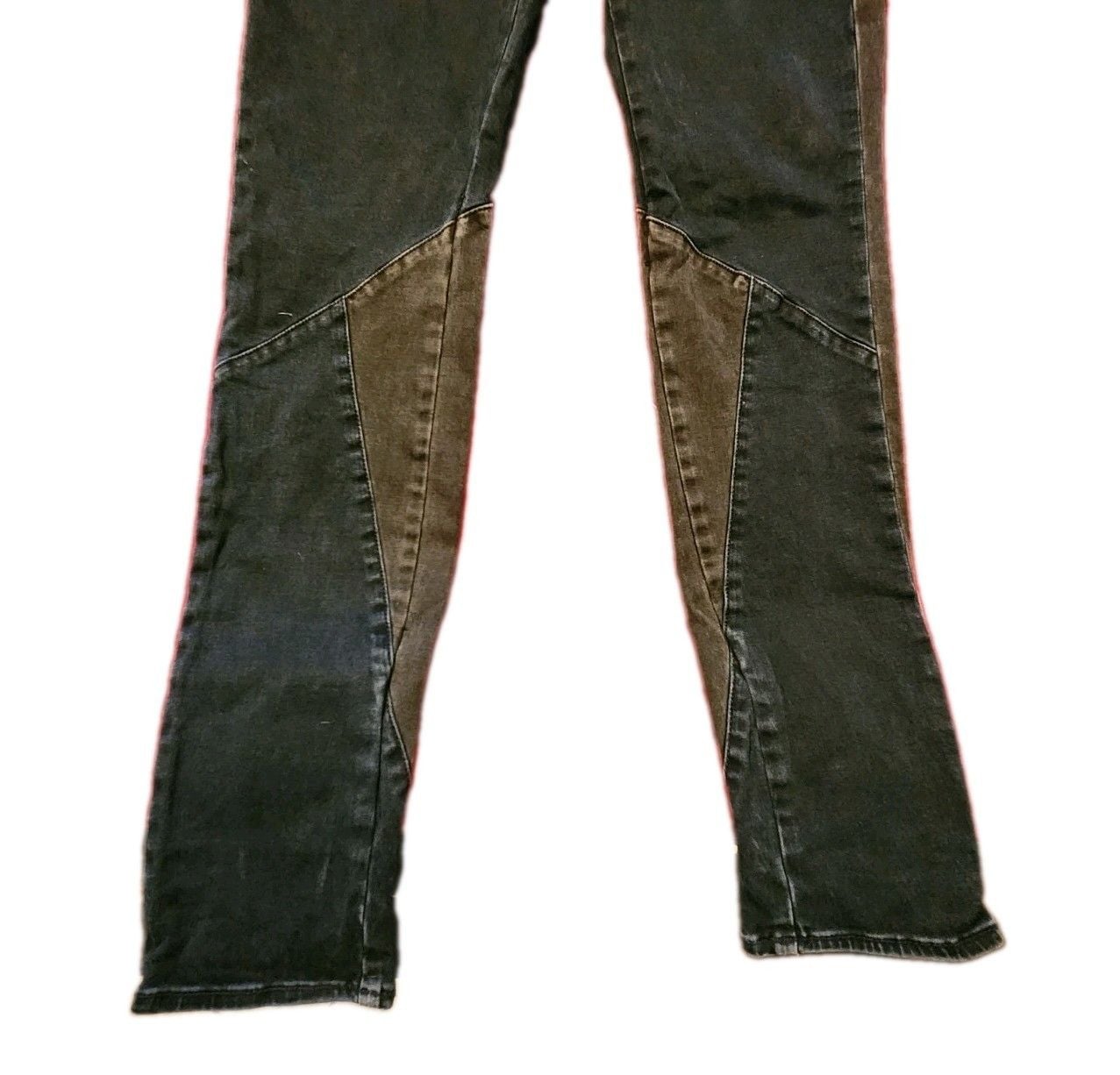 Rock & Republic Women's Skinny Black Denim Jeans Stretch 5-Pocket Size 8 7