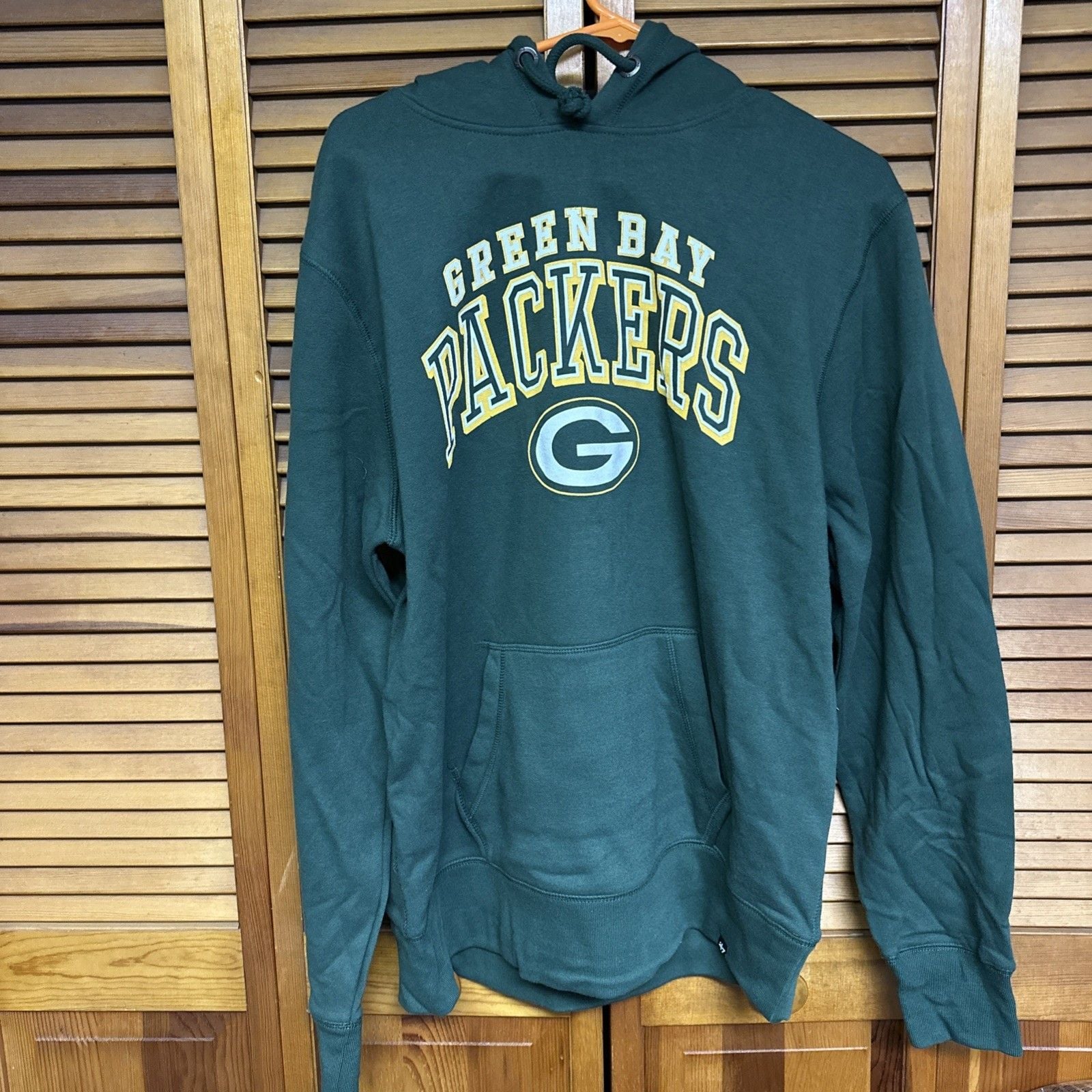 New With Tags Green Bay Packers Football NFL '47 Brand Pullover Men's Hoodie L 2