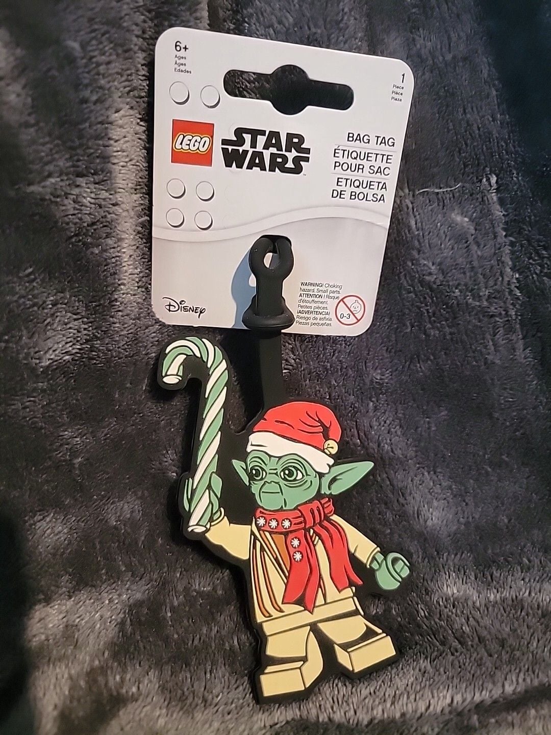 New LEGO Star Wars Christmas Holiday Yoda Luggage Bag Tag 2
