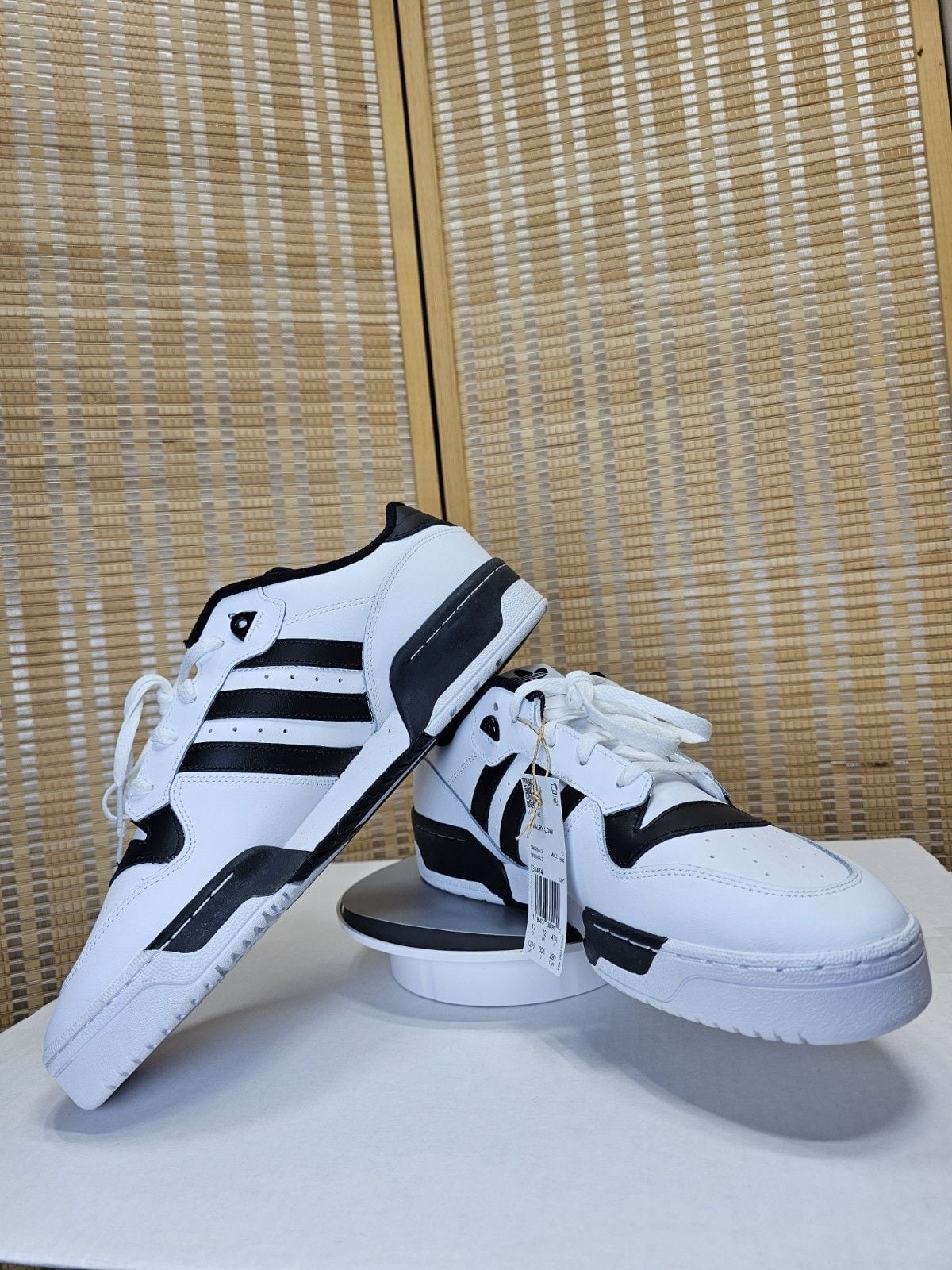 adidas Originals Rivalry Low IG1474 Men's 12.5 White Black Sneakers NWT 13