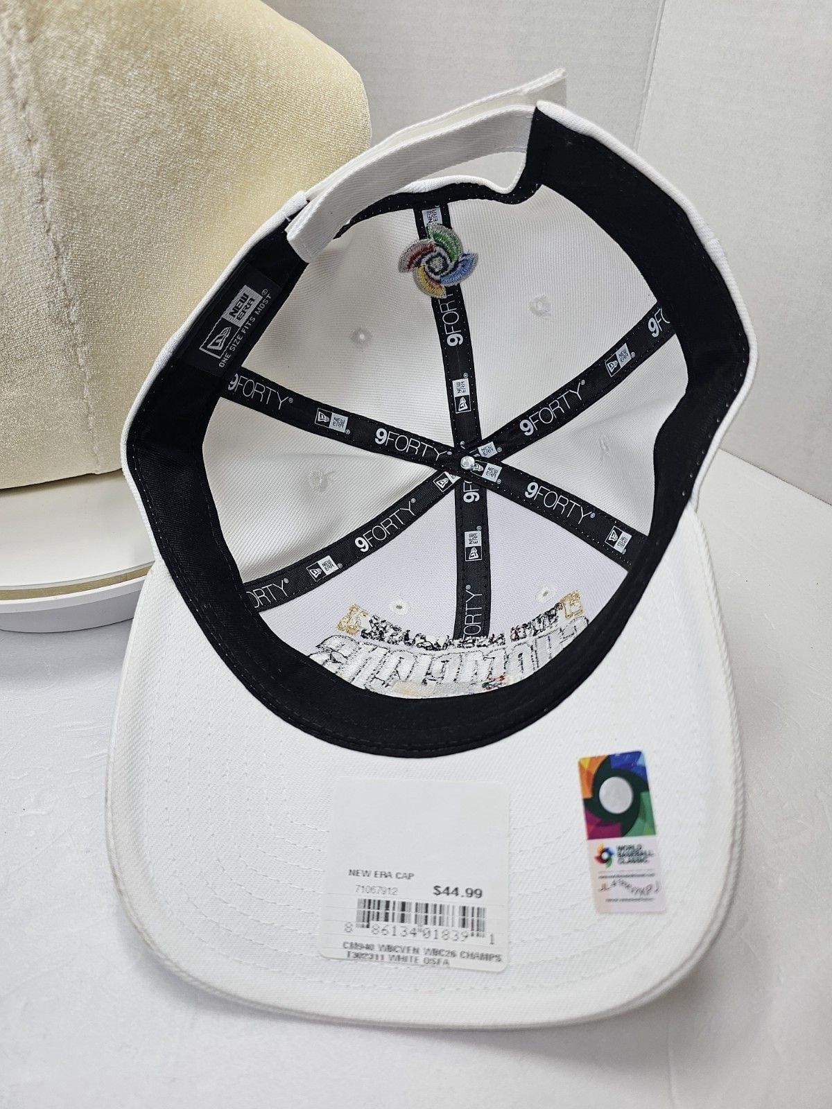 New Era Venezuela 2026 WBC Champions 9FORTY Adjustable Hat White NWT 8