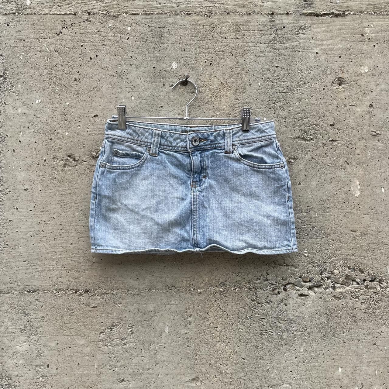 2000s Arizona Jean Co. blue denim mini skirt 9