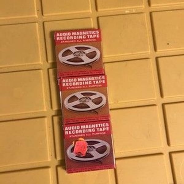 Audio Magnetics Tape Standard All Purpose 150 FT. 1 1'2 mil 3" Reels 3 Boxes