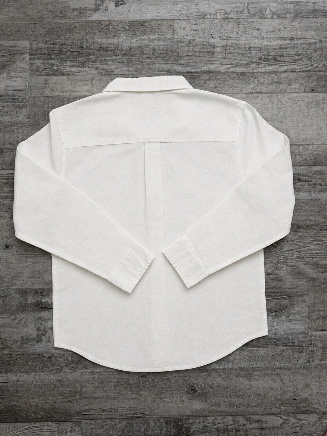NWT Old Navy Boys L 10-12 White Oxford School Uniform Button Down Shirt 3