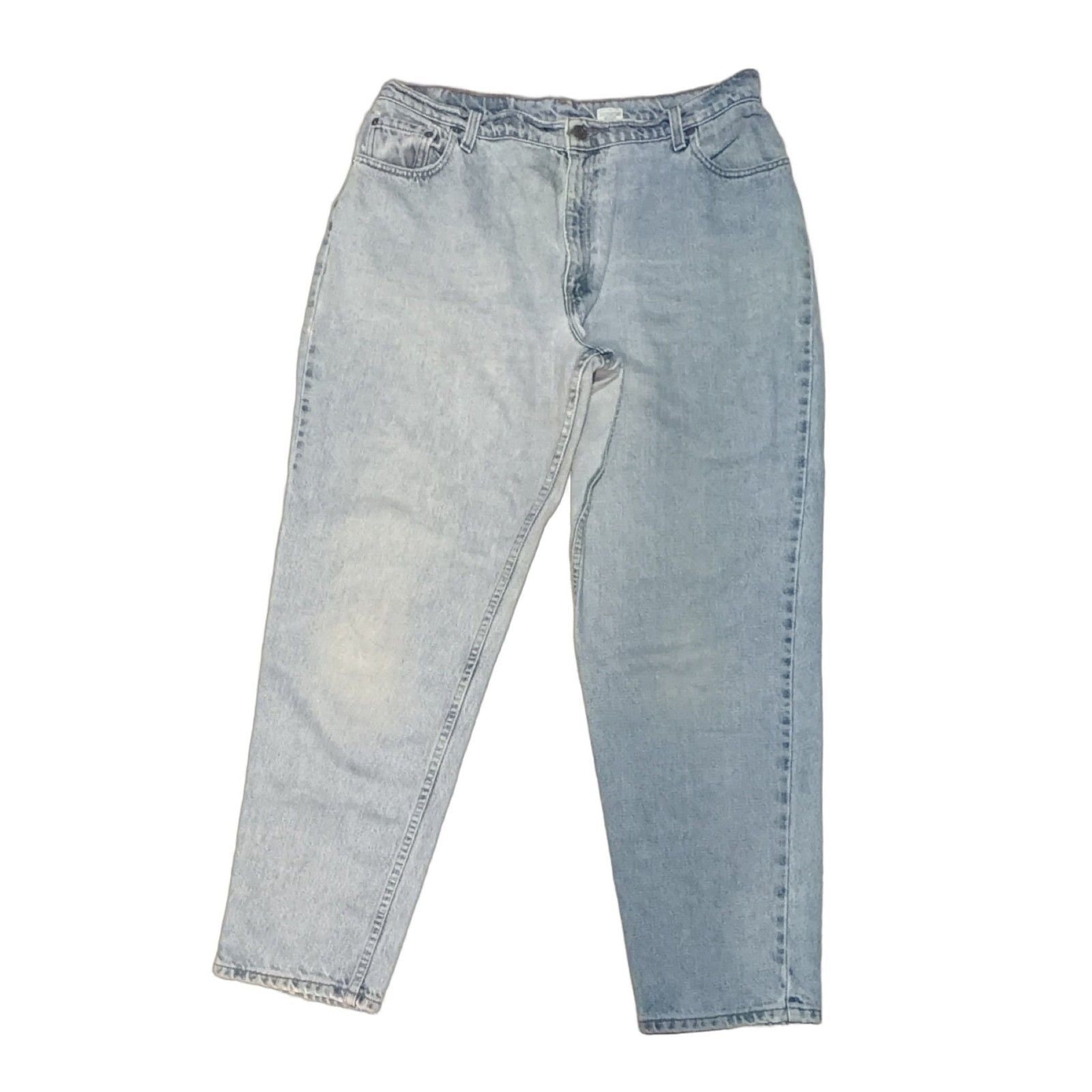 Vintage MADE USA Levi's 550 Jeans Men's M Relaxed Tapered Light Wash Blue Denim 2