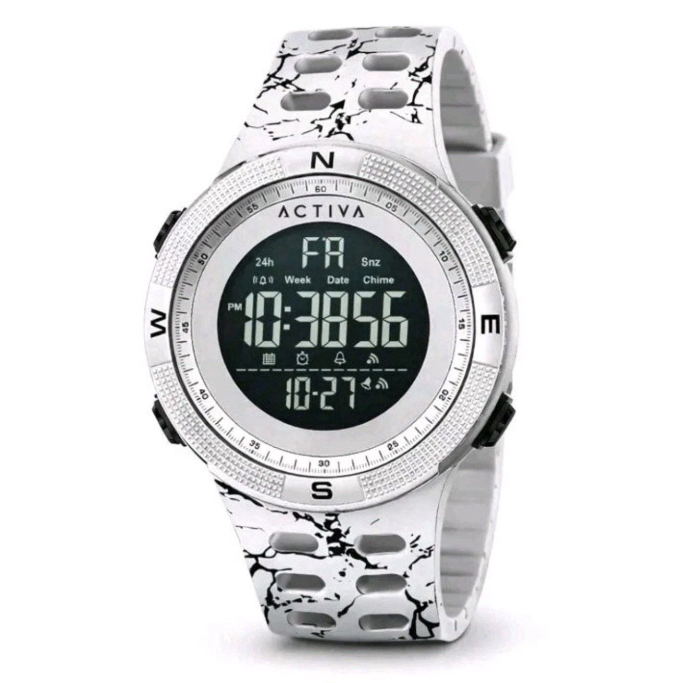 Activa Summit X Invicta ACW1915MC-004 Men’s 50mm White Camo Digital Watch 2