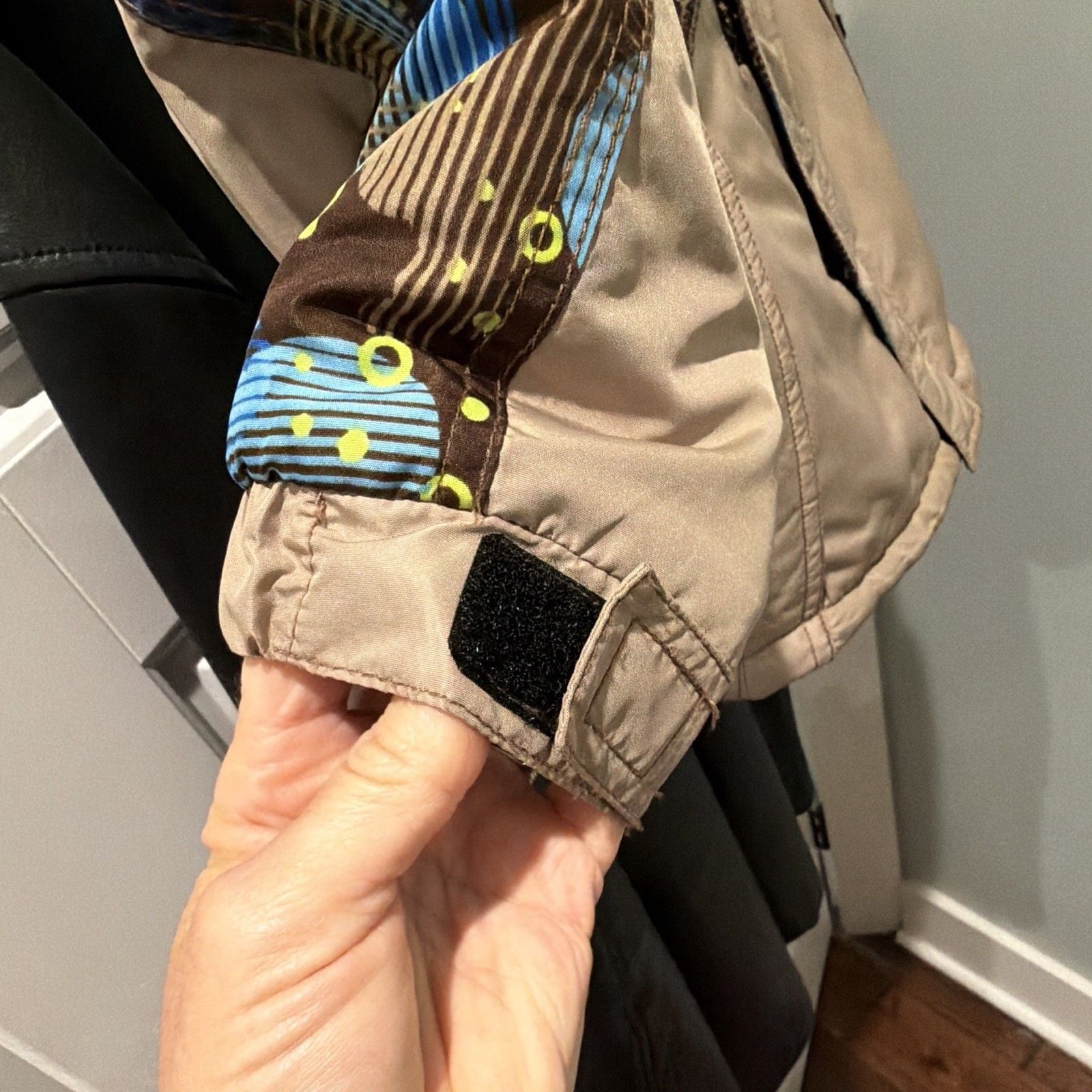 London Fog Unisex Kids 4T Hooded Canvas Jacket Full Zip Pockets Colorblock 6