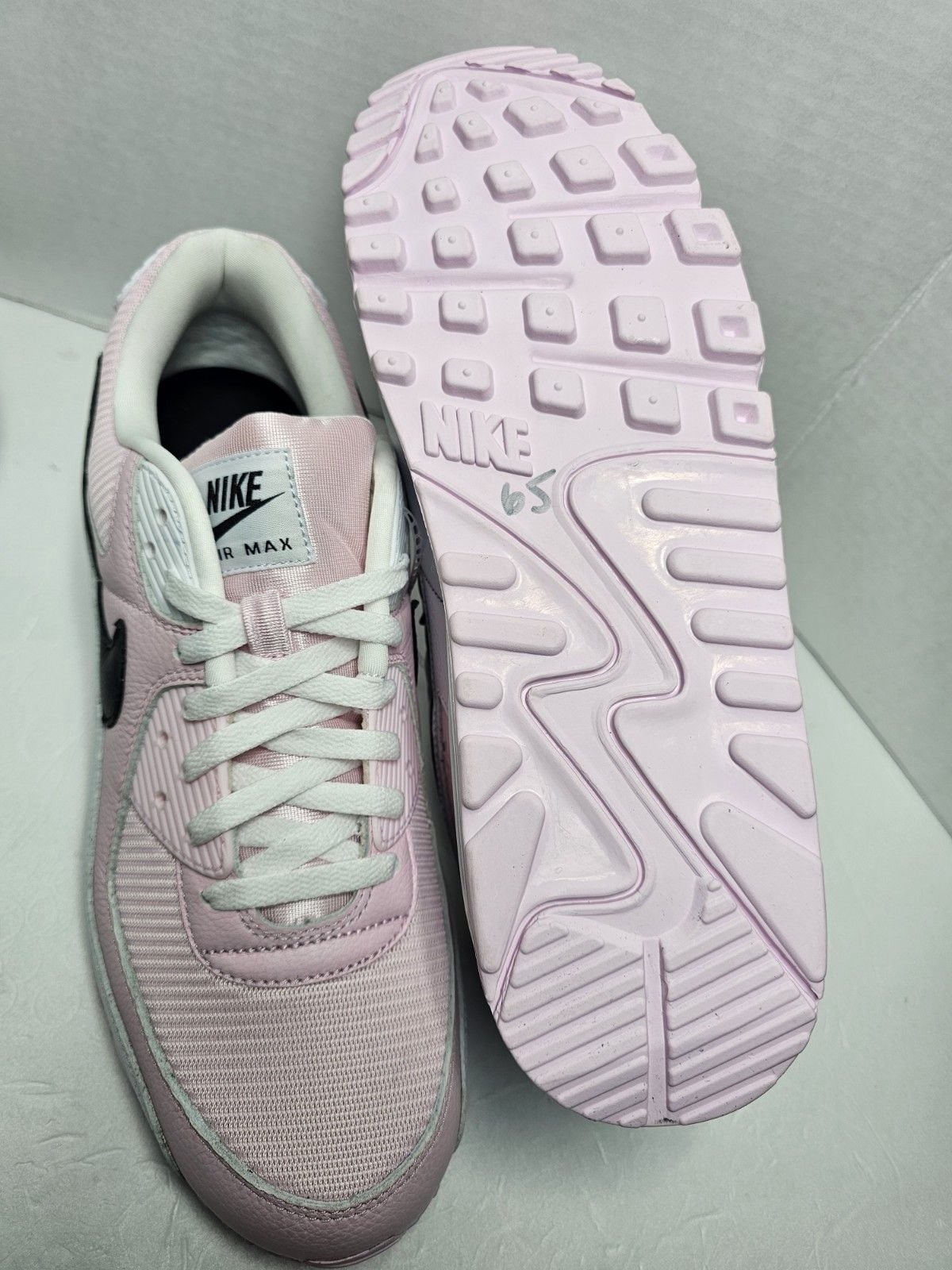 Nike Air Max 90 By You Pink Black White Men's Size 13 New No Box HQ3691-900 5