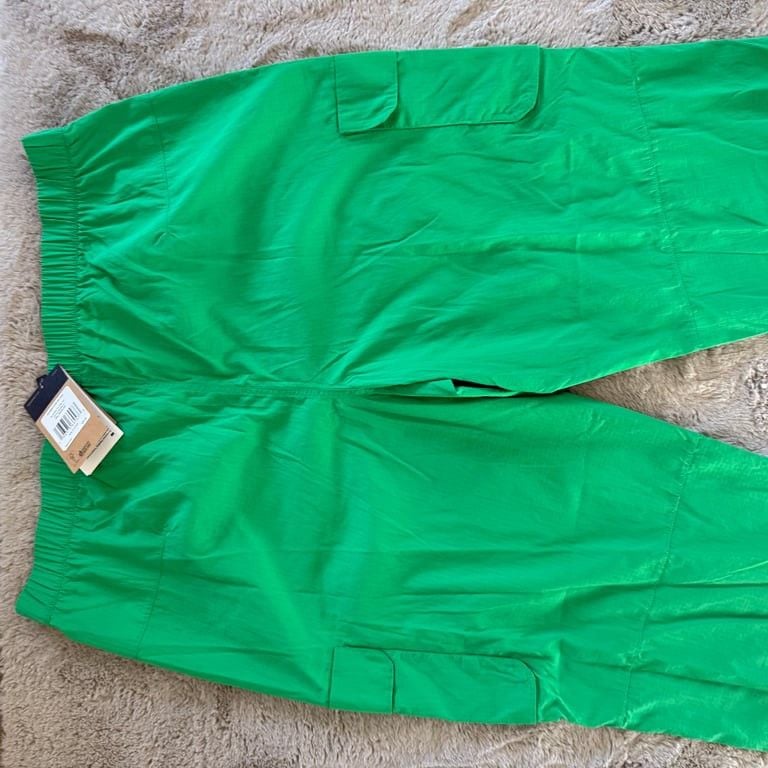 NWT The North Face Women's FlashDry Utility Cargo Pants Optic Emerald Size 3XL Relax 8