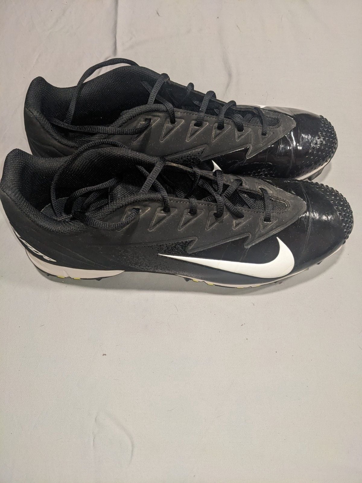 Nike vapor ultra vapor cleats black mens size 12 8