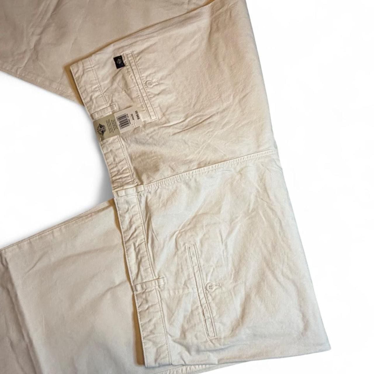 Dockers Original Whiteish/Cream chino relaxed tapered fit pants size W44 L32 brand new with tags 4
