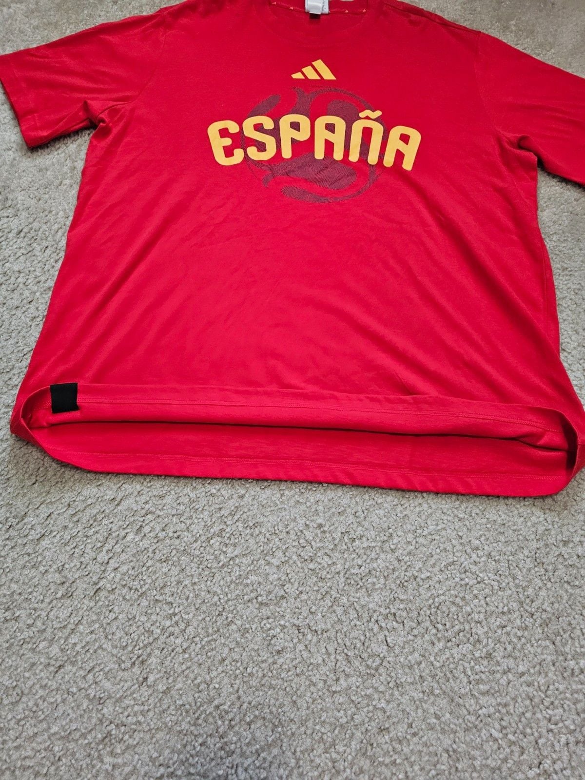 Adidas FIFA Spain España Soccer T-Shirt Men's 2XL Red Official Licensed NWT 5