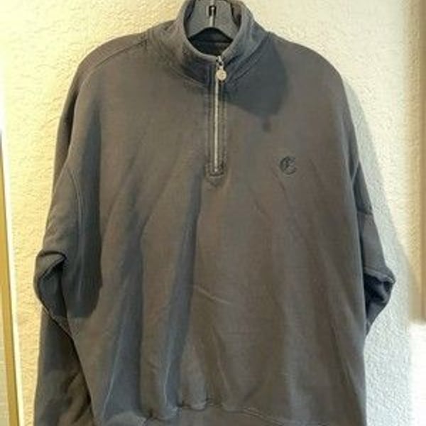 Callaway Golf Black Quarter Zip Pullover Mens Size Large Casual Performance