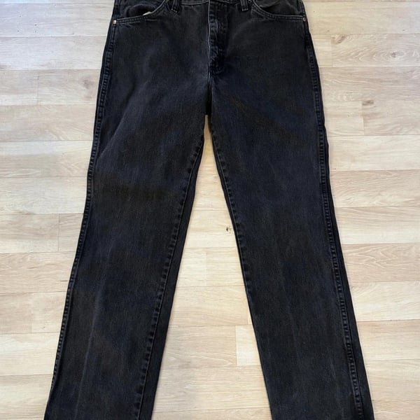 Wrangler Men's Black Jeans 34x32 Cowboy Cut