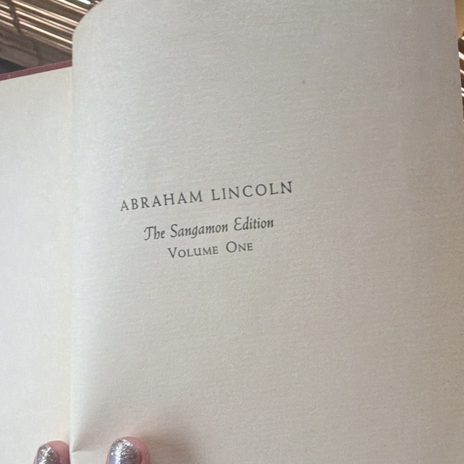 Carl Sandburg Abraham Lincoln Sangamon Edition Vol 1-6 HC Scribner 1926 Illus 3