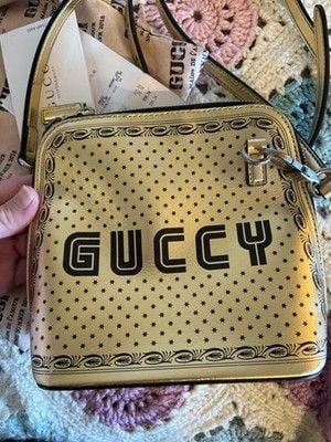 Authentic Gucci X sega gold crossbody! 9