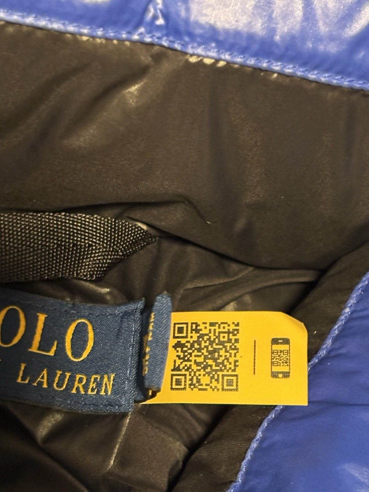Polo Ralph Lauren Down Jacket Women’s Royal Blue Big Pony Hooded Puffer SIZE XL 7