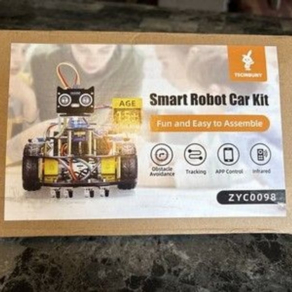 Robot Smart Car DIY Kit - 4WD Programmable Robot - Educational Toy