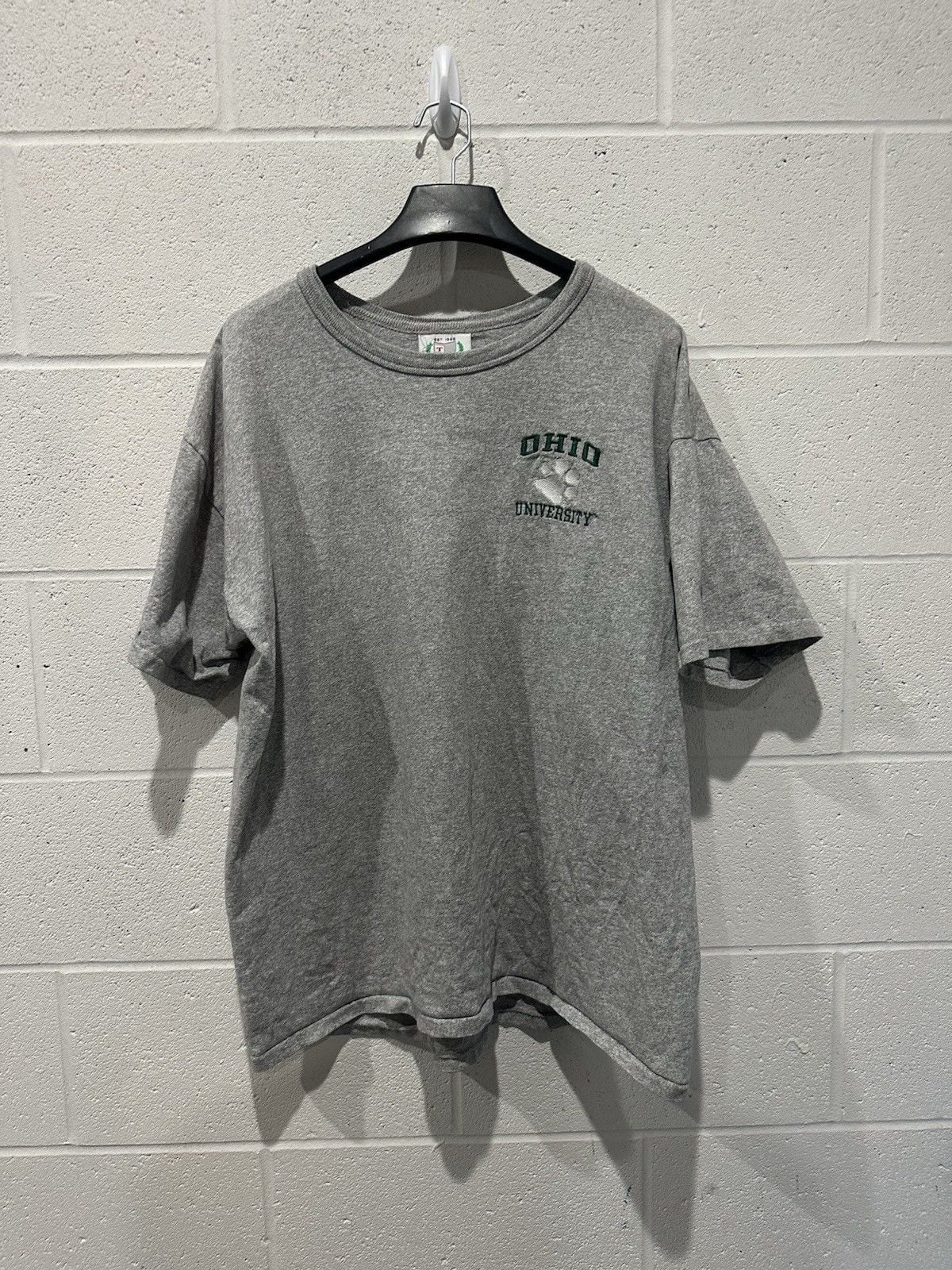 Vintage 1980-1990s Ohio University T Shirt Size XL Grey 2