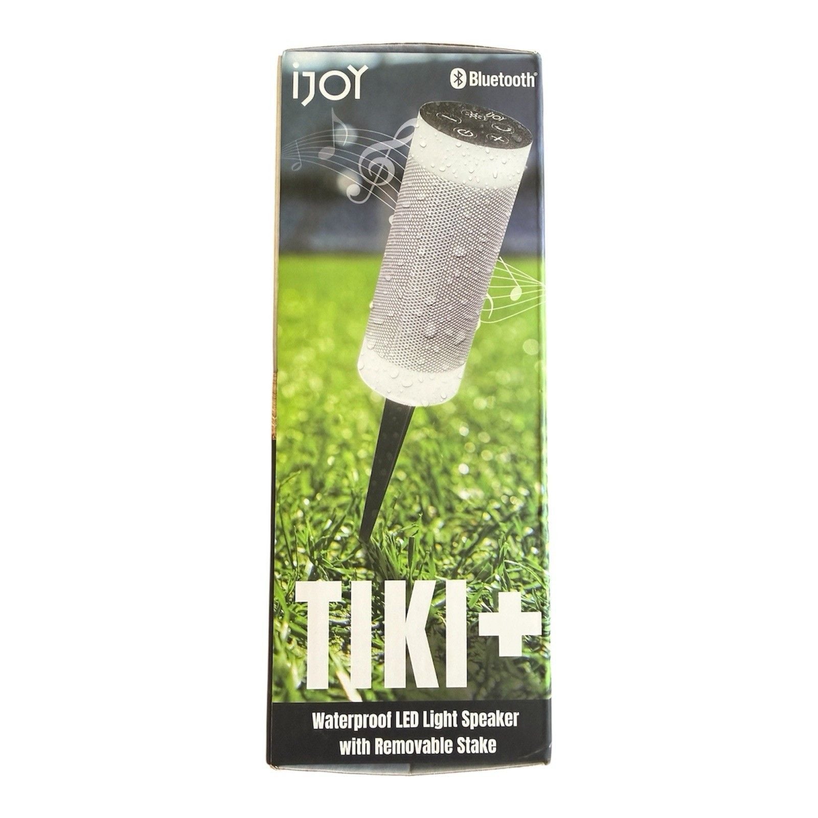 iJOY TIKI+ Waterproof Bluetooth LED Light Speaker Removable Stake FM Radio NEW 2