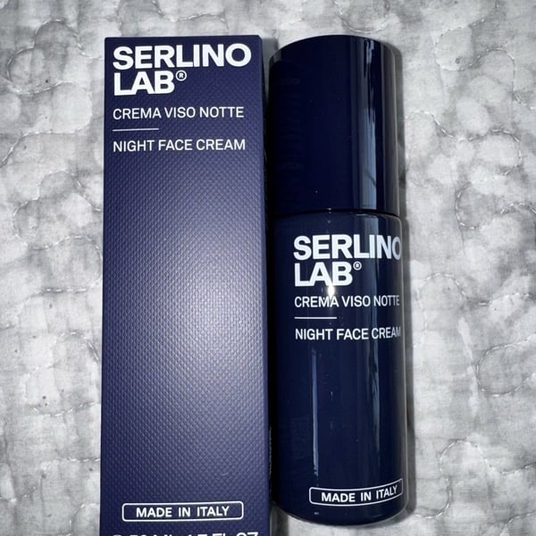 SerlinoLab Night Face Cream for Men Anti-Aging