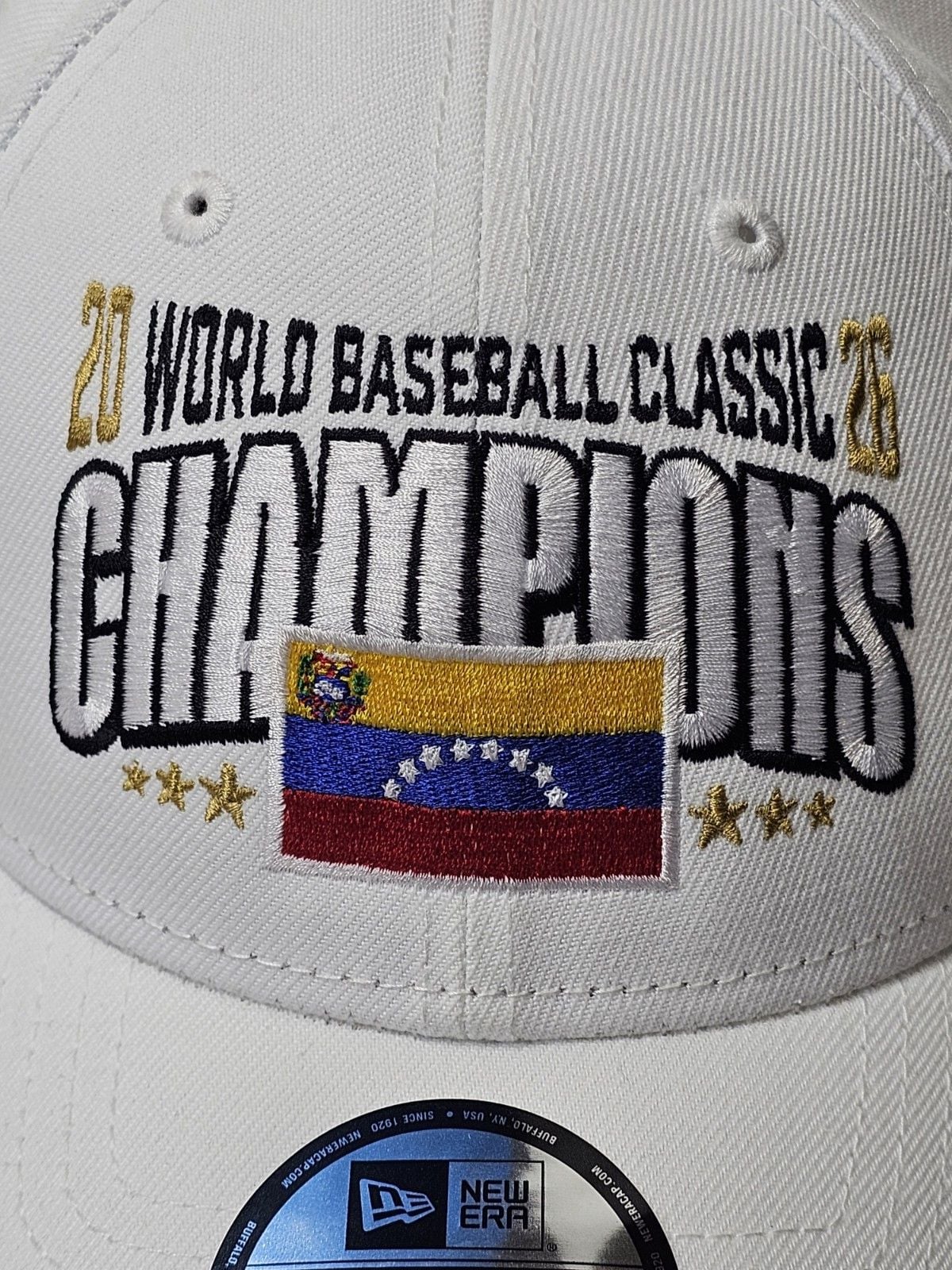 New Era Venezuela 2026 WBC Champions 9FORTY Adjustable Hat White NWT 10