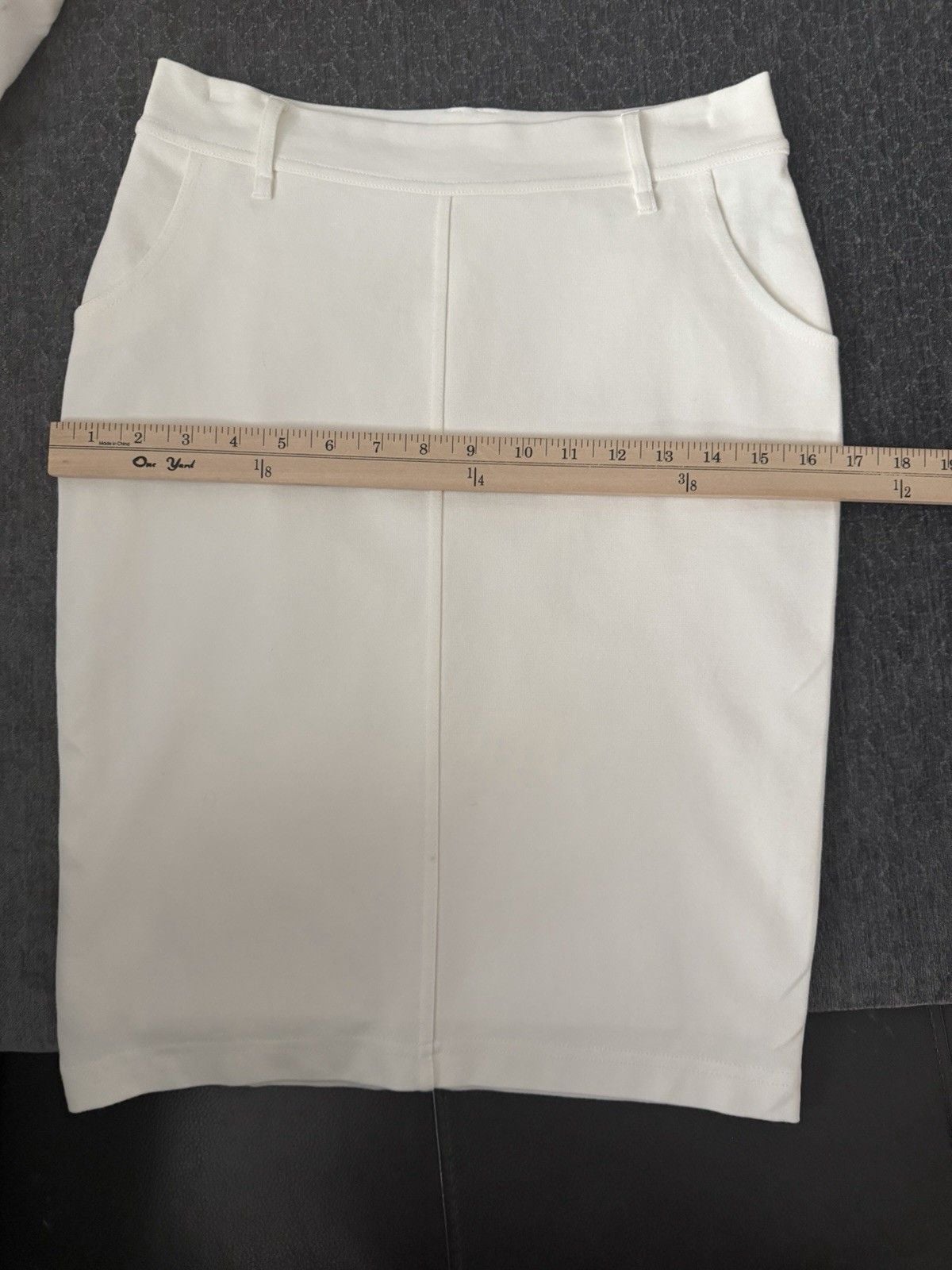 PLEIN SUD JEANIUS White/Black Piped Zip Jacket & Skirt 2pc Set US 4 11