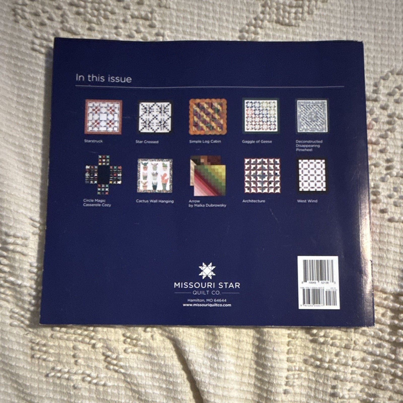 Missouri Star Quilt Co. Block Idea Book Quilting Book Vol 7 Issue 5 2020 2