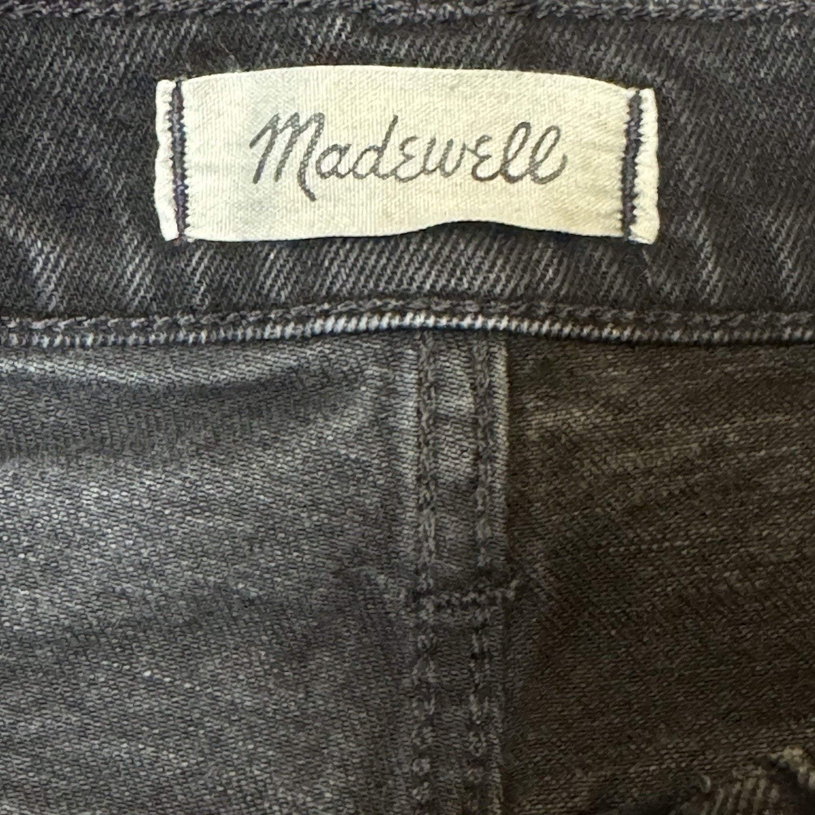 Madewell The Perfect Vintage Flare Jean High Rise Faded Black Denim Size 29x29 9