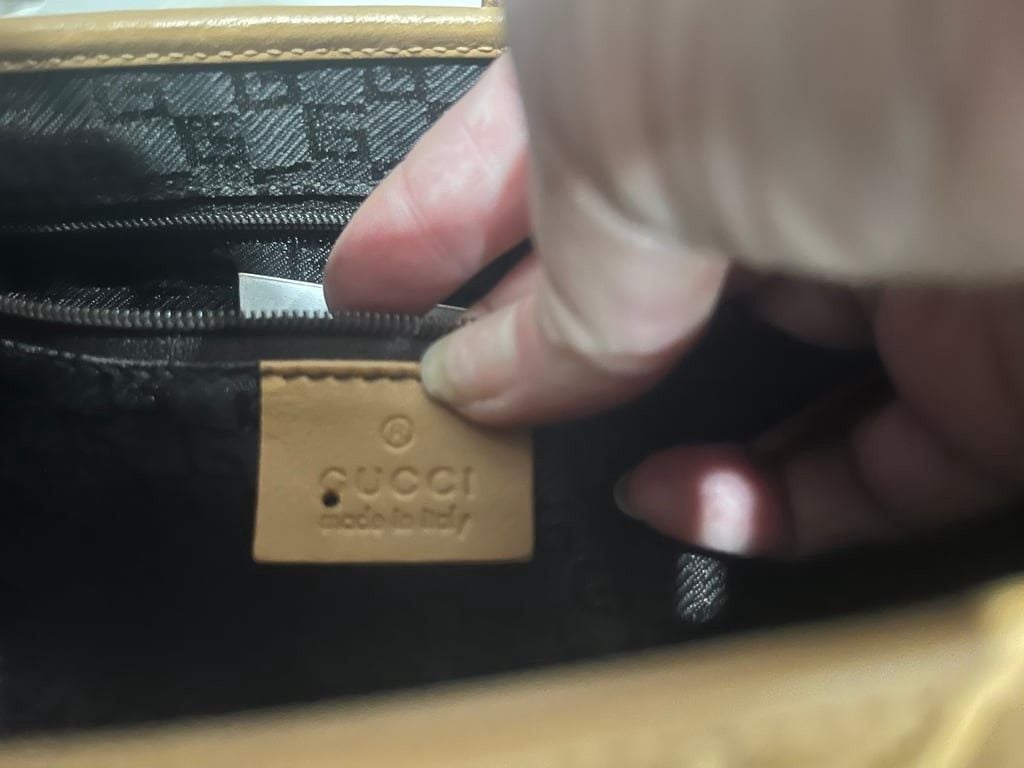 Gucci Quilted Leather Shoulder Bag with Gold Chain 6