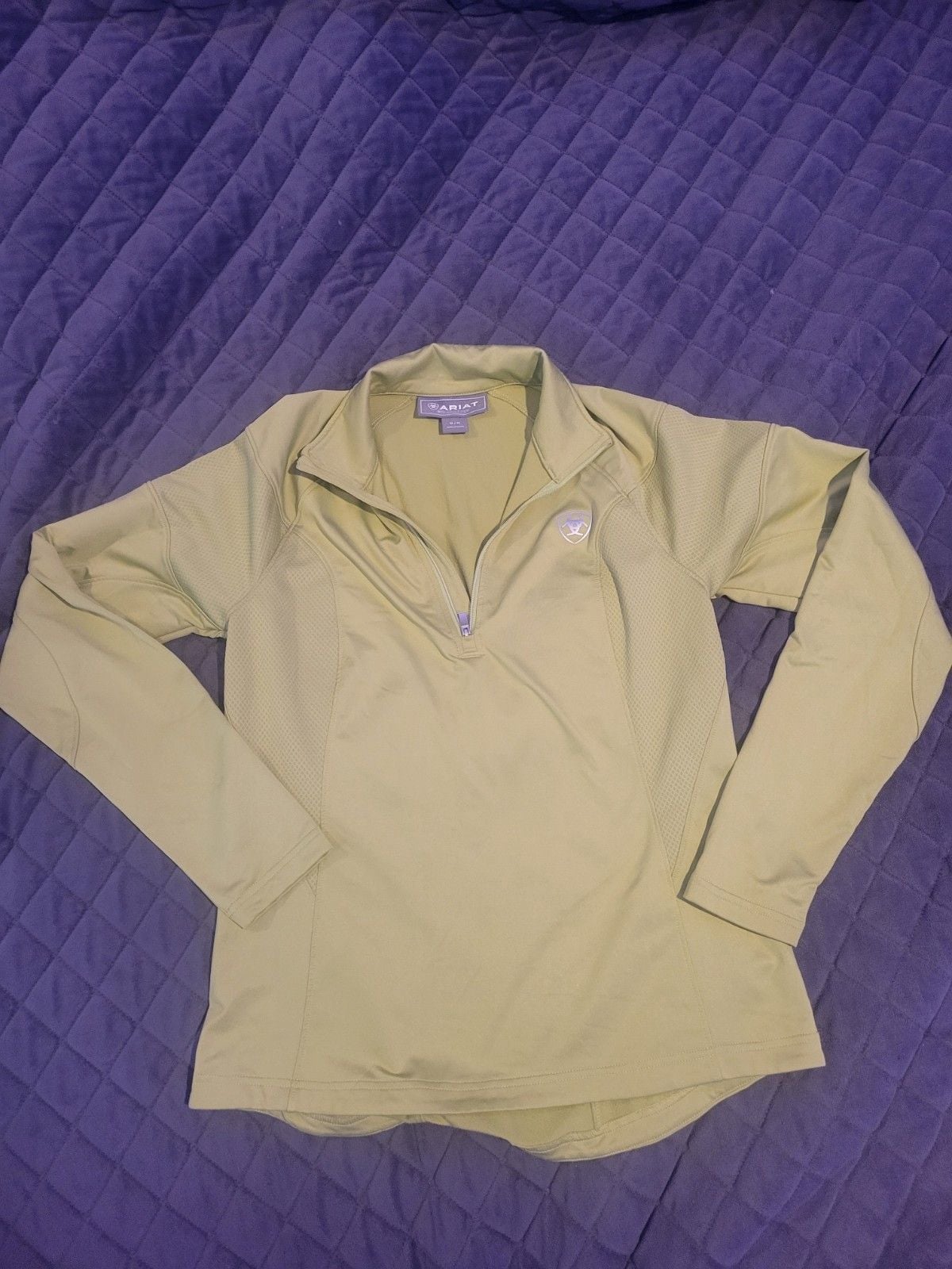 Ariat Tech Women's Pullover Size M- Lime Green 10
