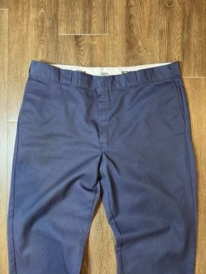 Dickies Work Pants For Men 42x30 Workwear Navy Blue 2