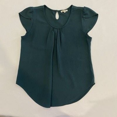 Women's Wild Pine Round-Neck Tulip Sleeve Blouse Top Small 3