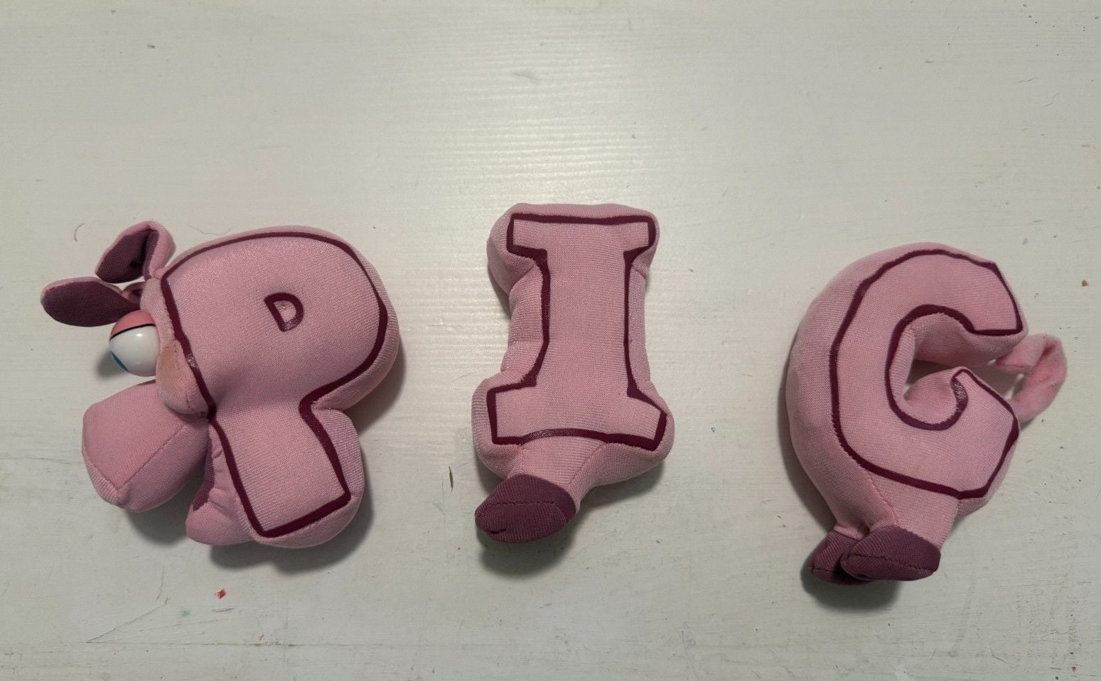 Word World Pig Magnetic Plush Pull-Apart WordFriend PBS Kids Spin Master Rare 2